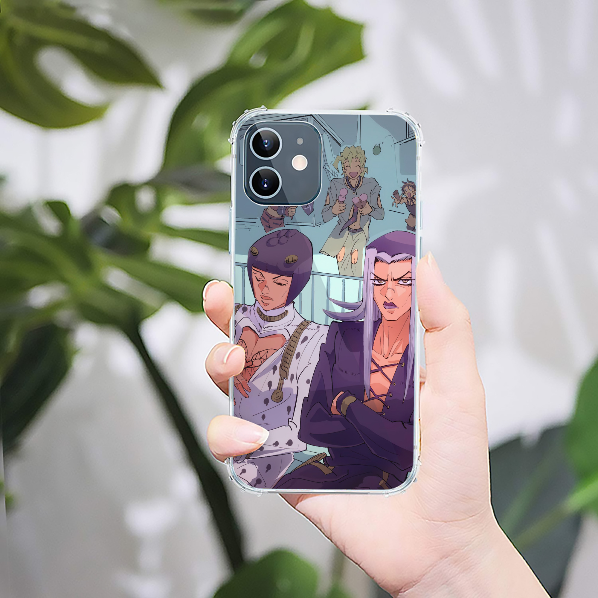 （画像用） ジョジョの奇妙な冒険 JoJo's Bizarre Adventure 【iPhone 12シリーズ対応】透明スマホケース（クリアソフトケース）